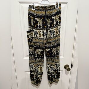 Elephant Patterned Lounge Pants